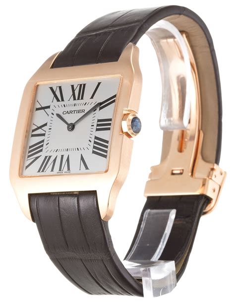 cartier santos mens watch replica|cartier santos dumont watches.